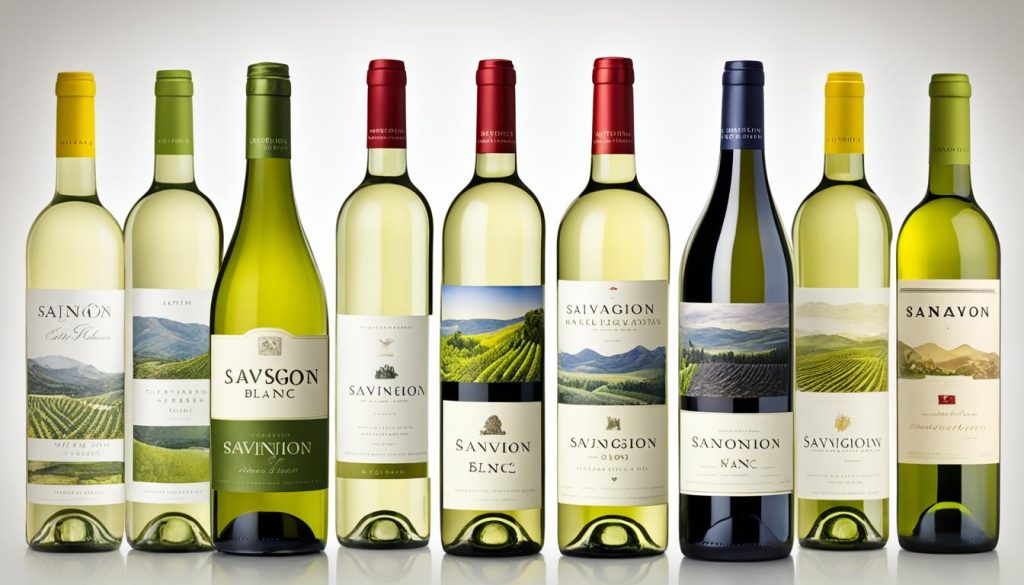 Sauvignon Blanc Wein aus verschiedenen Ländern